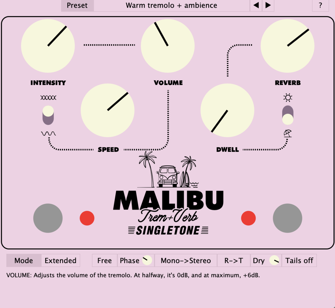 FREE Plugin: VZTec Releases Malibu Reverb-Tremolo