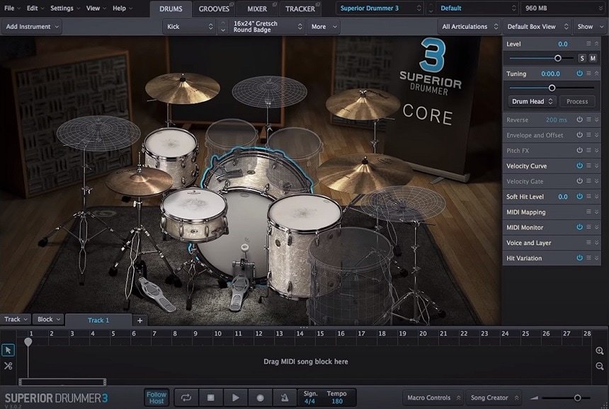 Best Plugins For Studio One - Superior Drummer 3
