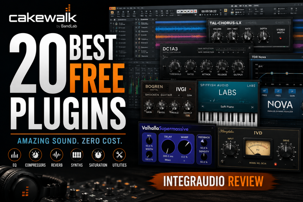 20 Best Free Plugins For Cakewalk | integraudio.com