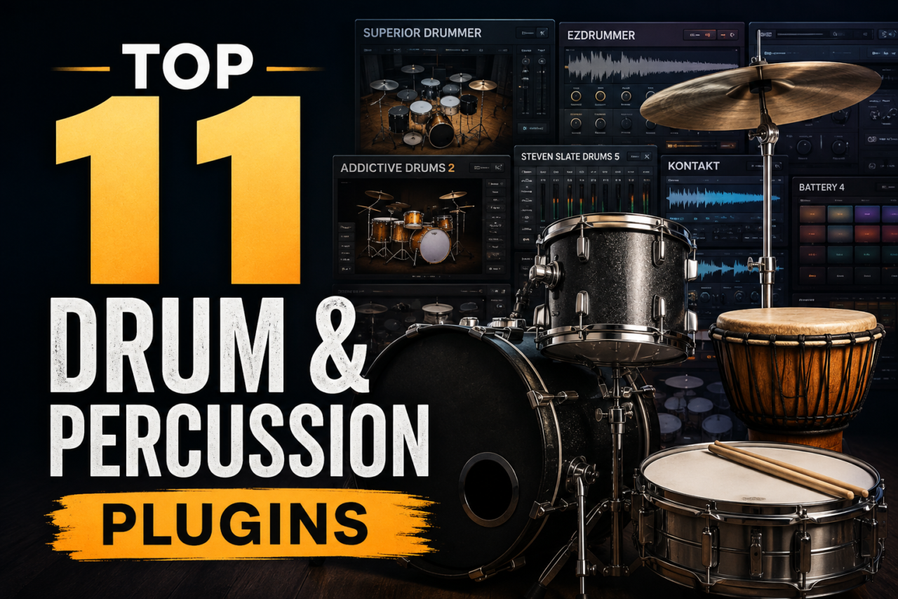 11 Best Drum & Percussion Plugins 2026