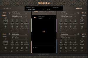 Sample Logic World AI plugin interface showing the CORE tab