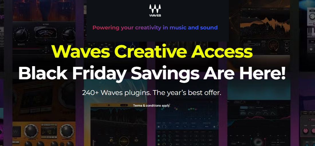 Waves Audio Black Friday