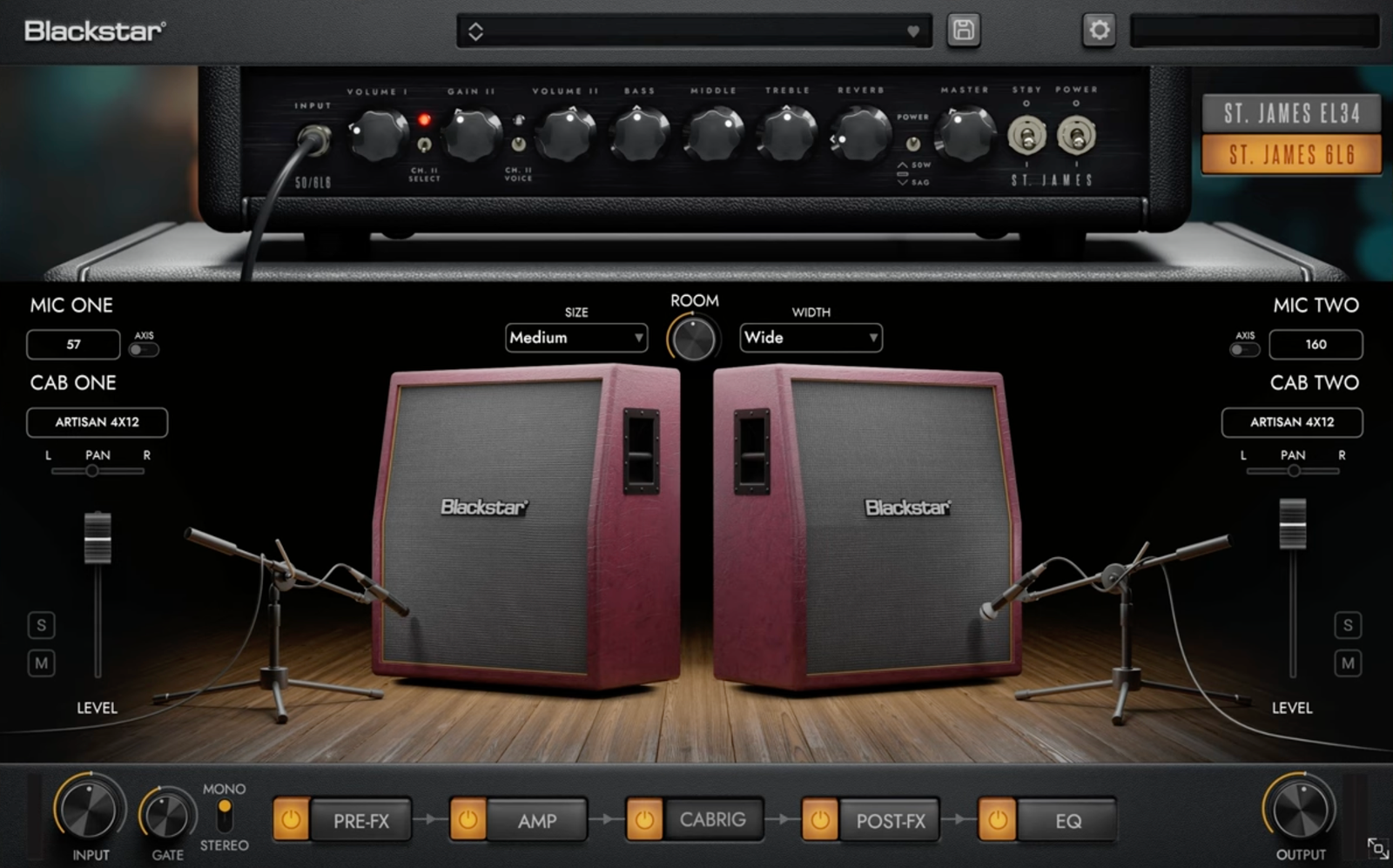 Blackstar St James Plugin