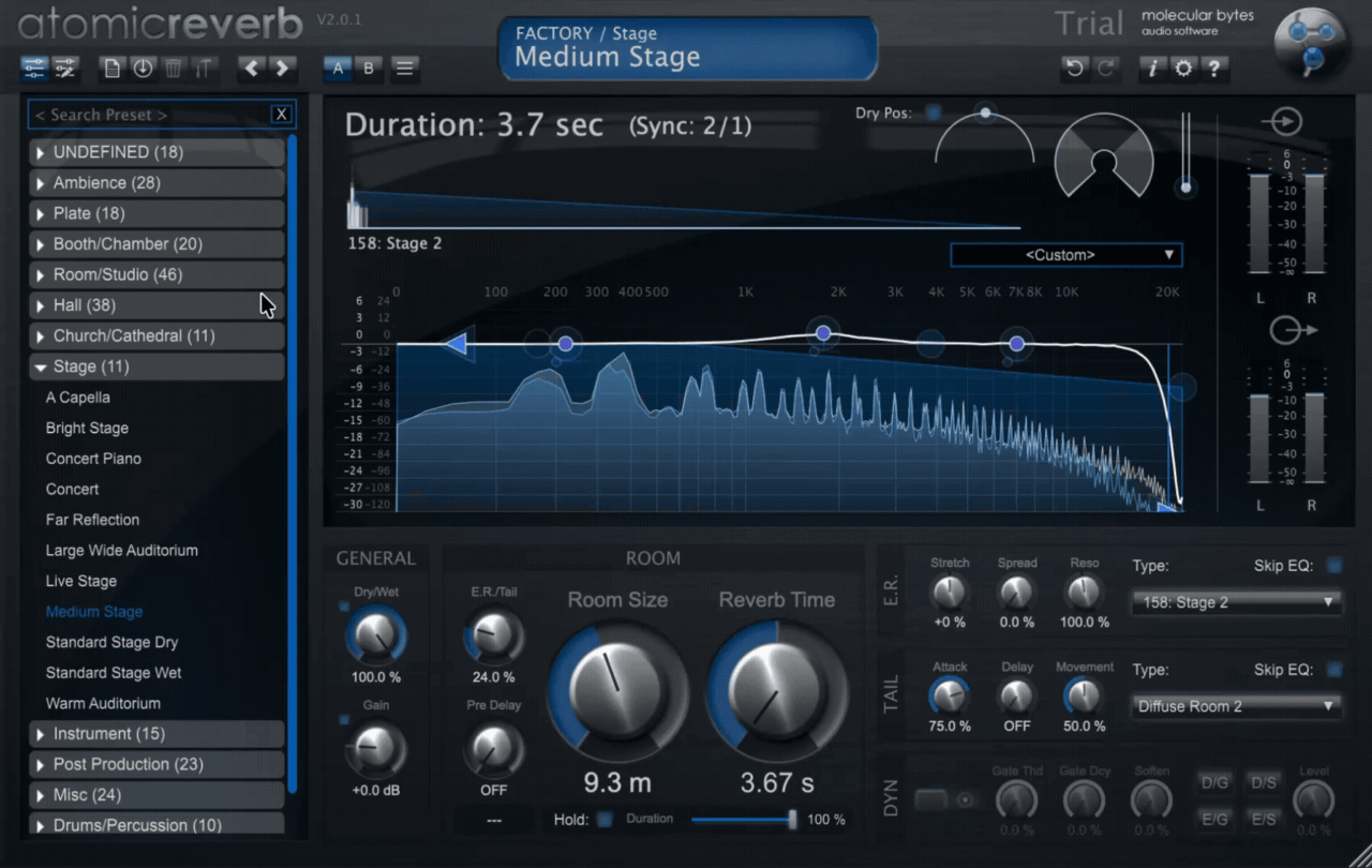 atomic reverb preset