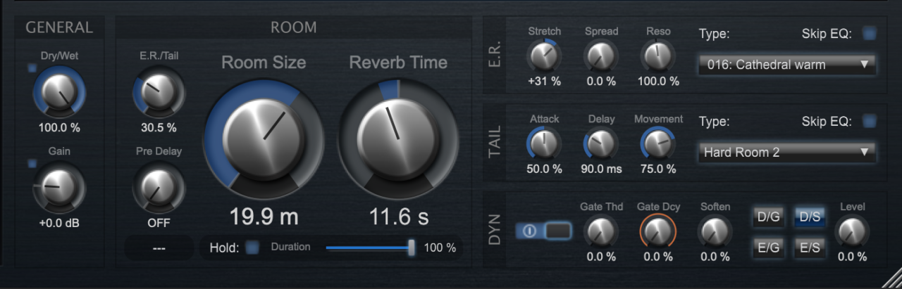 atomicreverb settings