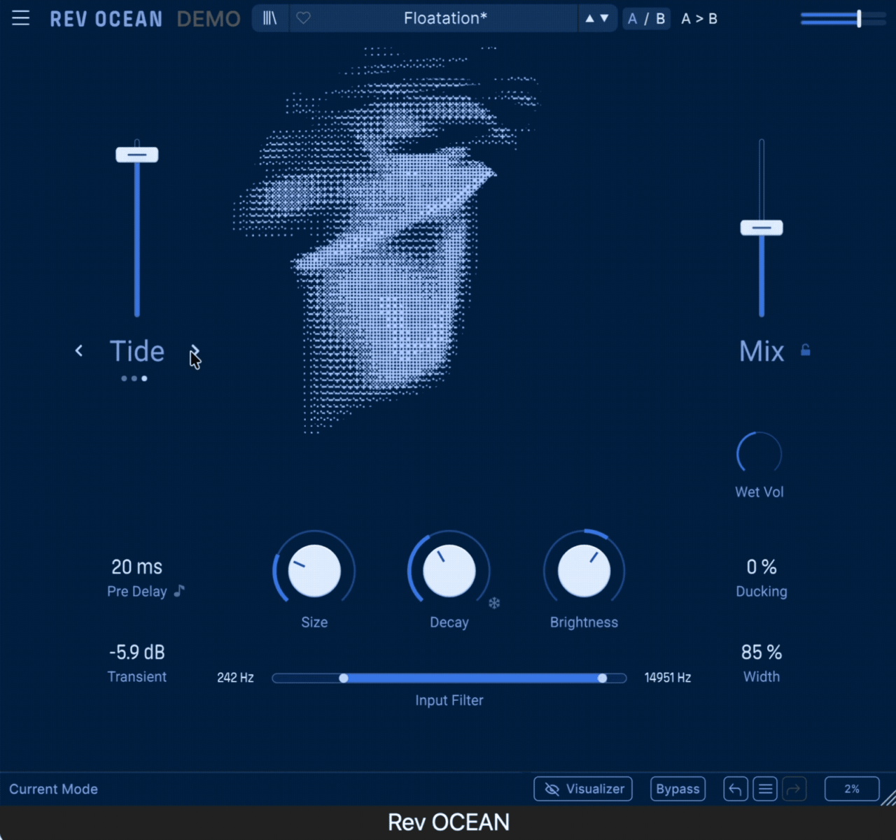Arturia REV Ocean Modes