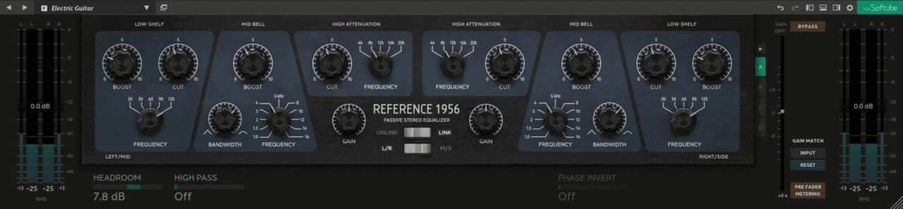 Softube Reference 1956 EQ UI