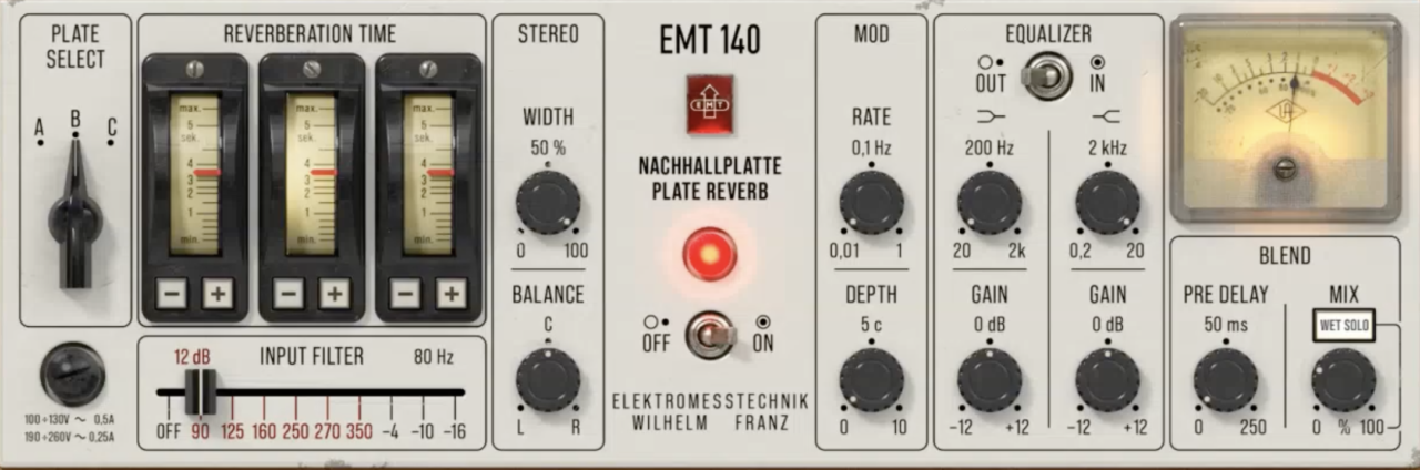 Universal Audio UAD EMT 140