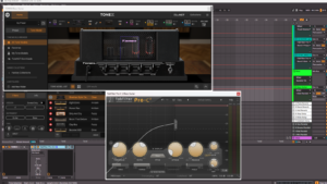 Bass guitar through ToneX with FabFilter Pro-C 3 compression