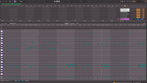 Alt Pop drum MIDI pattern following the guitar rhythm