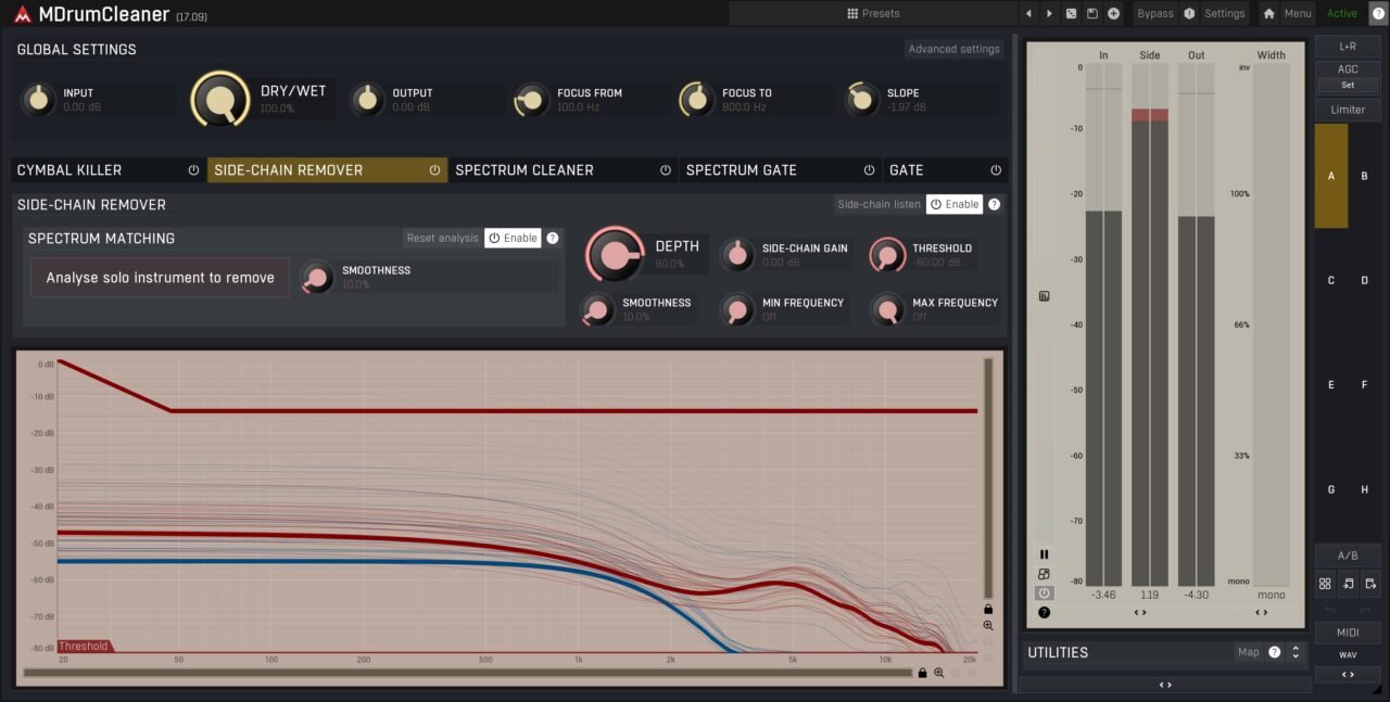 MDrumCleaner Plugin