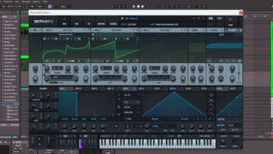 Serum distorted bass synth layer
